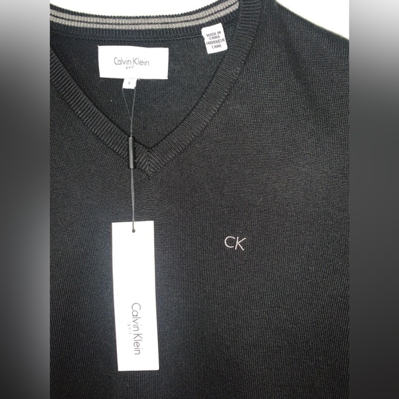 BRAND NEW CALVIN KLEIN GOLF V NECK SWEATER - Picture 2 of 7